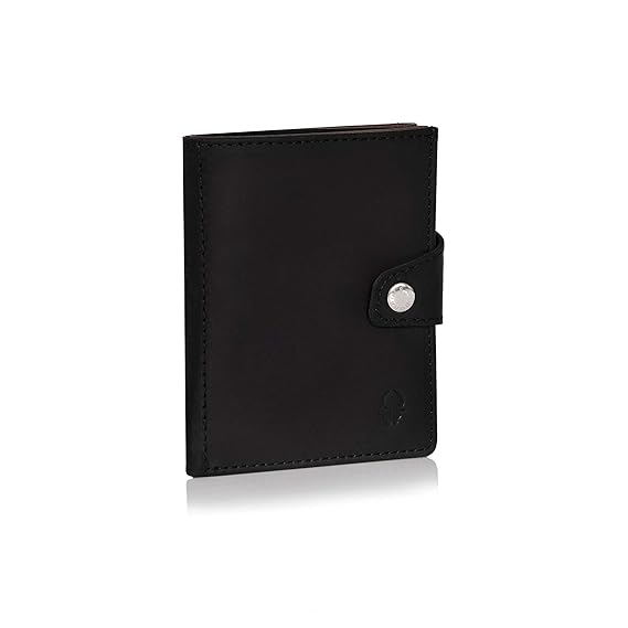 DONBOLSO Wallety Leder Geldbörse mit Münzfach - Geldbeutel klein mit RFID Schutz - Platz für 10 Karten - Mini Portemonnaie fü