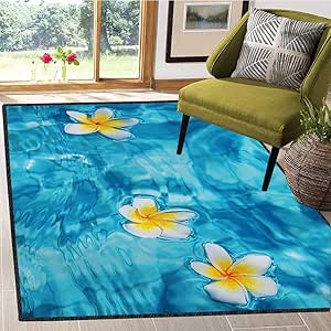 Tapetes hawaianos, antiestáticos, tropicales, con diseño de flores de