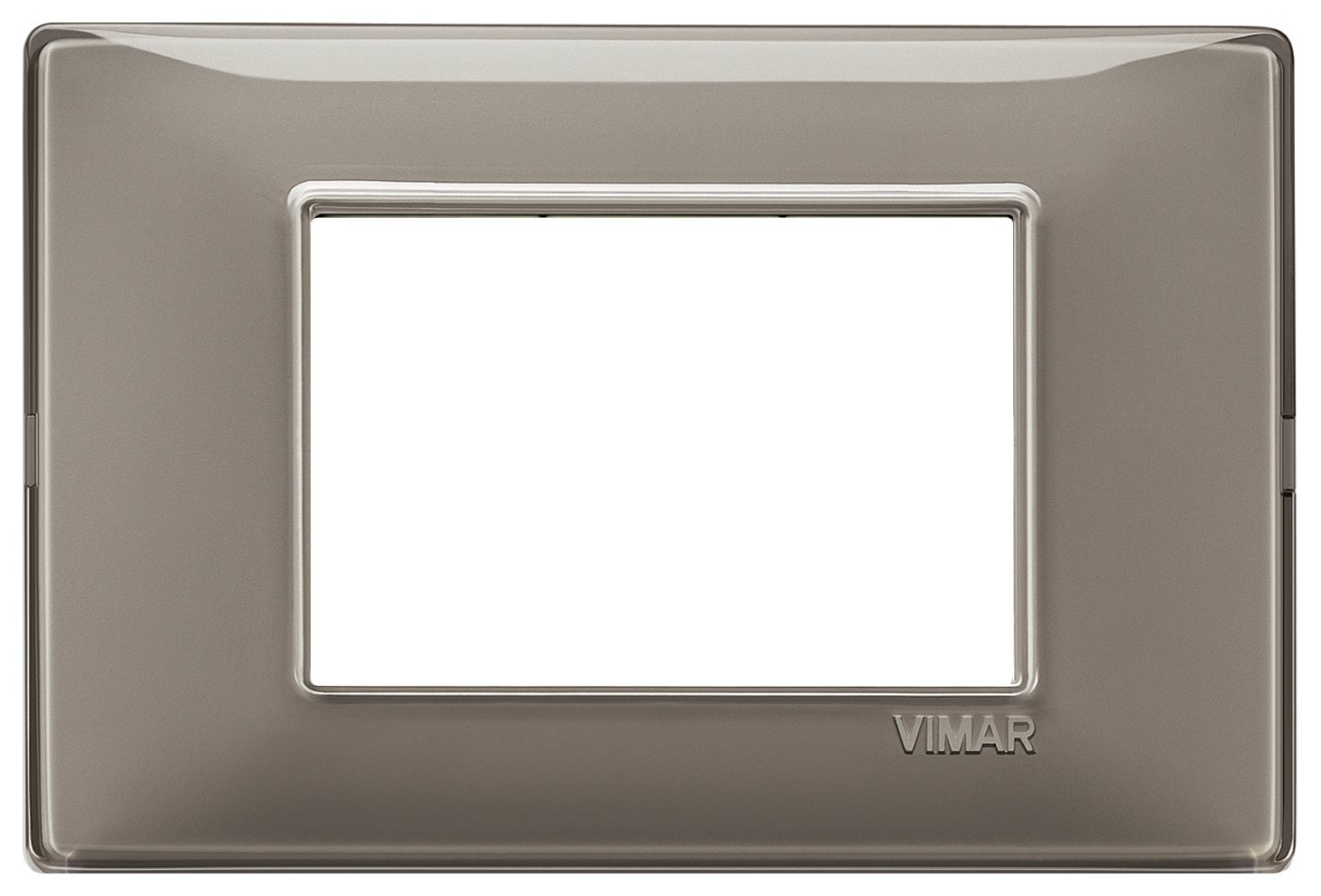 VIMAR 3 Module Faceplate – Ash