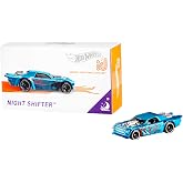 Hot Wheels id Vehicle Night Shifter with Embedded NFC Chip, Uniquely Identifiable, 1:64 Scale, for Kids Ages 8 Years and Older