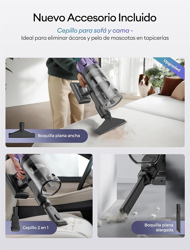 U18Pro Aspiradora sin Cable 55Kpa/80Mins, Sistema Multiciclón