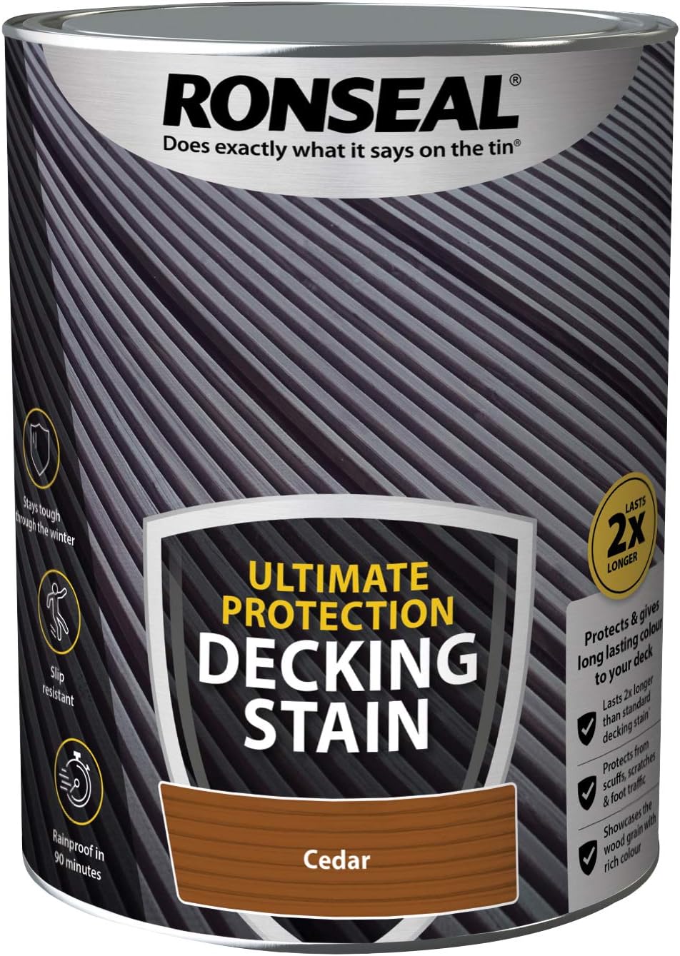 Ronseal Ultimate Decking Stain Cedar 5L