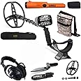 Garrett A.T. Pro & Pro-Pointer A.T. Metal Detector Bundle – Made in The USA - Waterproof to 10ft, Iron Audio, Fast Recovery, Includes Camo Finds Pouch, Edge Digger & Case