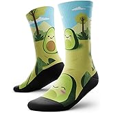 Outway Novelty Crew Socks for Men & Women, Breathable, Moisture-Wicking Athletic Calf Sock with Arch Support