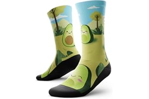 Outway Novelty Crew Socks for Men & Women, Breathable, Moisture-Wicking Athletic Calf Sock with Arch Support