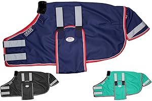 Derby Originals Reflective Safety No Hardware Winter Turnout Blanket for Foals & Mini Horses – 1200D Waterproof Ripstop, 150g Insulation, Triple Layer Breathable 210T Lining, 2 Year Warranty