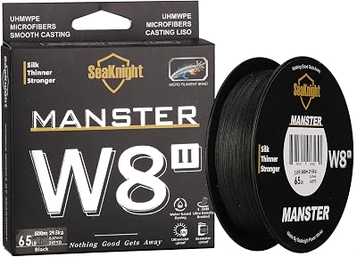 SeaKnight W8 II S9 Braided Line 8 Strands 328/547Yd Super Smooth