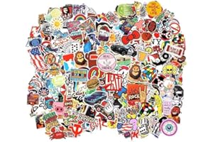 FNGEEN Cool Random Stickers Pack 55-700pcs Laptop Stickers Bomb Waterproof Vinyl Sticker Bulk Variety for Luggage Computer Skateboard Bicycle Skate Ipad Car Motorcycle Bike Helmet Decal for Boys Adults Men