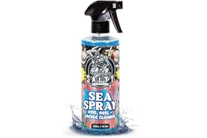 SALTY CAPTAIN EST - 2019 Salty Captain Sea Spray – Fishing Reel Cleaner Spray 500ml – Salt Remover for Rods, Reels & Tackle – Prevents Rust & Corrosion – Easy Reel Cleaning Kit, Extends Gear Life, Fast & Easy Cleaning