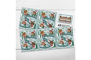 UNITED STATES POSTAL SERVICE Holiday Elves Stamps - 2 Sheets 40 Stamps - Forever Postage First Class Christmas and New Years Celebration