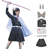 IOPBOT Kimonos Cosplay Costumes Adult Women Girls Anime Japanese Kimono Robe Halloween Outfit with Accessories