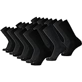 AND1 Men's Socks - Athletic Cushion Crew Socks (24 Pack)