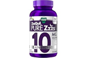 ZzzQuil Pure Zzzs Advanced Melatonin Gummies, Sleep Aid with Chamomile & Lavender for Adults Berry Flavored, 100 Count