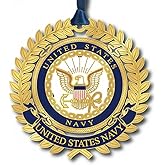 Beacon Design ChemArt United States Navy Logo Hanging Ornament
