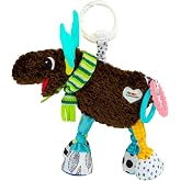 Lamaze Early Development Baby Toys Mortimer the Moose | Portable Baby Sensory Toy, Early Childhood Development, Stroller And Car Seat Attachment, Ages 0 Months+