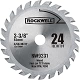Rockwell RW9231 VersaCut 3-3/8-inch 24T Carbide-tipped Circular Saw Blade