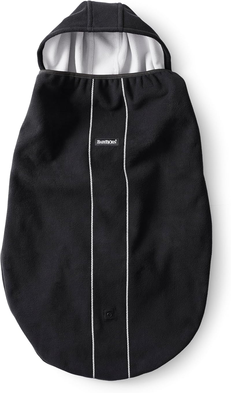 BabyBjörn Baby Carrier Cover Black Detachable Hood Windproof Water Resistant