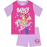 Bluey Pajamas, Bingo Short Sleeve Girls Pajamas, Summer Short Sleeve Pajama Set For Girls
