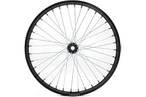 Smadmoto 21" x 1.6" Front Spoke Wheel Rim Hub for Surron Light Bee Sur-Ron for Segway X160 X260 Black