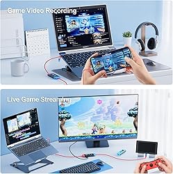 Capture Card USB C to USB-A/C 4K Video Capture Card