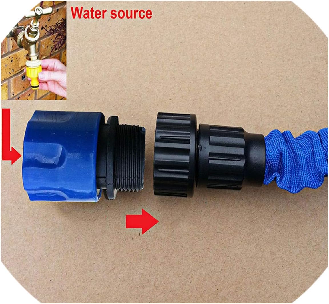 7 Spraying Modes 25Ft Garden Hose Magic Flexible Water