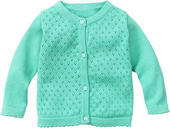 baby girl green cardigan