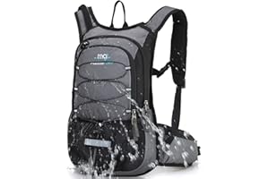 MUBASEL GEAR 15L Insulated Hydration Backpack Pack with 2L Water Bladder Lightweight Hiking Backpack Bag for Women Men Daypack for Hiking Running Festival Camping Biking