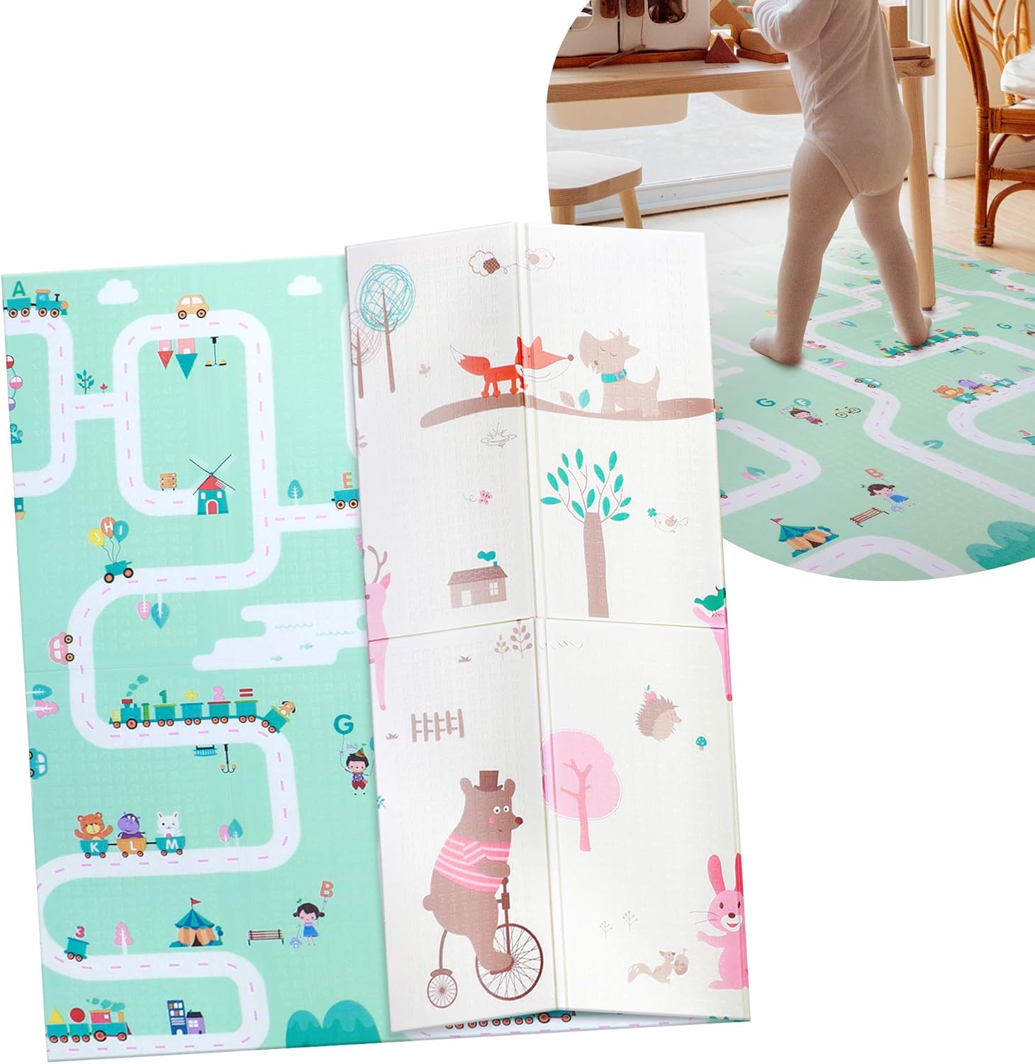 baby care reversible play mat