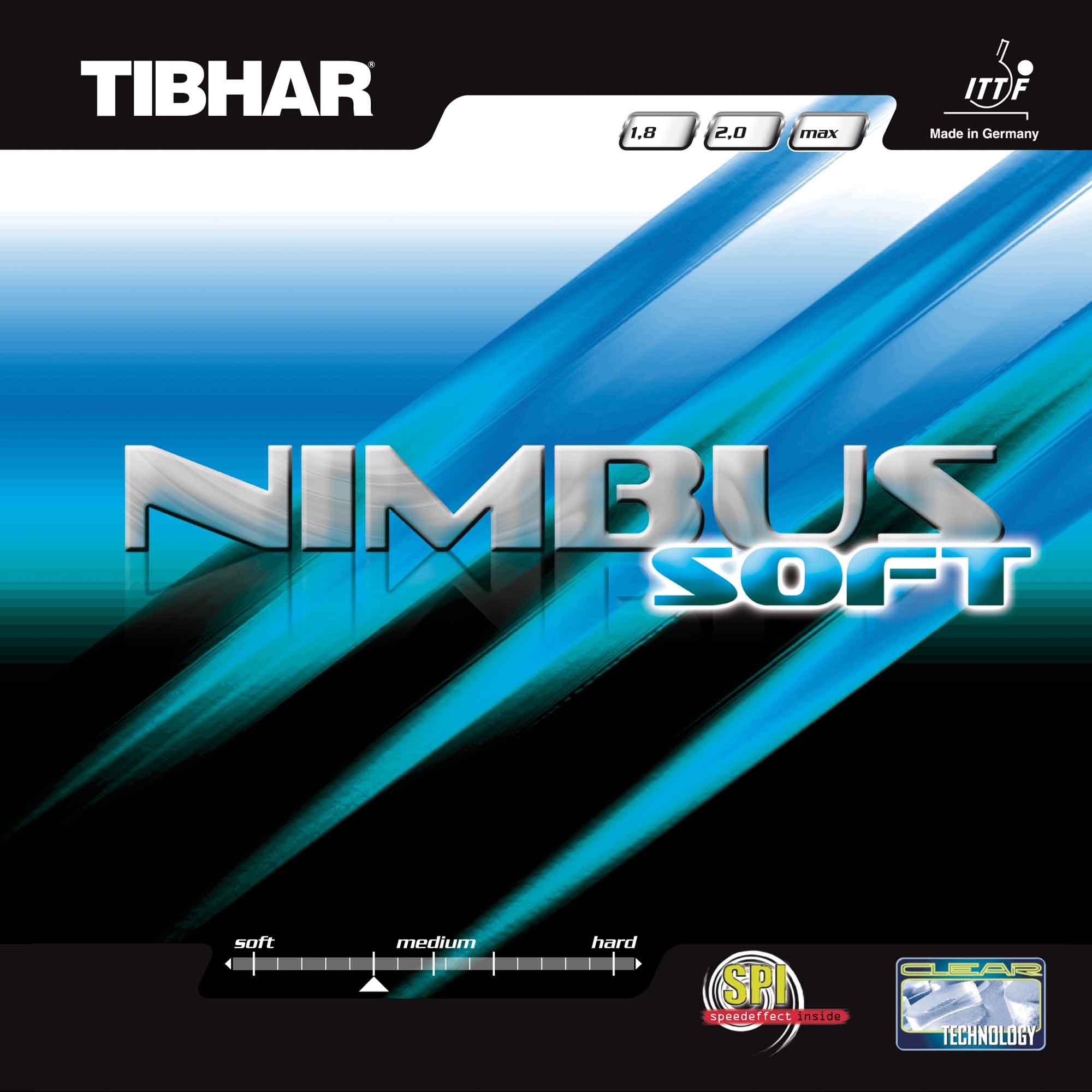 Tibhar rubber Nimbus Soft, 2.3 mm