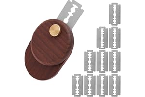 Bread Lame Dough Scoring Tool Foldable Sourdough Scoring Tool with 10 Replaceable Blades Wood Sourdough Lame Cutter for Bread