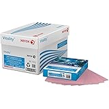 XeroxVitality™ Pastel Color Multi-Use Printer & Copy Paper, Pink, Letter (8.5" x 11"), 5000 Sheets Per Case, 20 Lb, FS