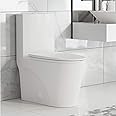 Swiss Madison Well Made Forever SM-1T254 St. Tropez One Piece Toilet, 26.6 x 15 x 31 inches, Glossy White