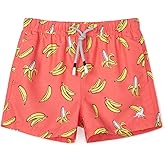 SURF CUZ Boys Swim Trunks Toddler Swim Shorts UPF 50+ Bathing Suit for Boy Swimsuit Quick Dry Mesh Beach Boardshorts Swimwear