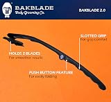 BAKBLADE 2.0 PLUS Back Hair Shaver Ergonomic 18in Dry Wet Blade Cartridges view 8