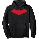 DC Comics Batman Red Chest Logo Pullover Hoodie