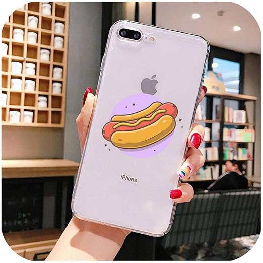 Hot dog Phone Case For iPhone X XS MAX 6 6s 7 7plus 8 8Plus 5 5S SE