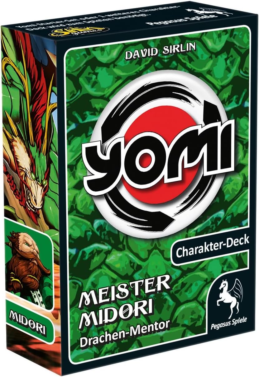 Pegasus Spiele 17431G - Yomi Einzeldeck Midori, Green, Medium