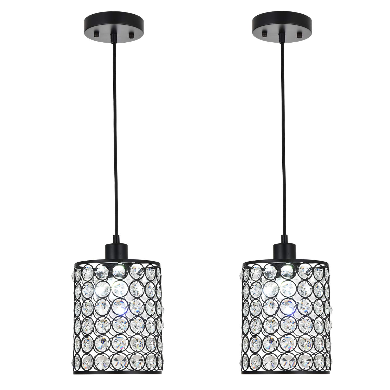 MonDaufie 2 Pack Bathroom Pendant Light Fixtures,Pendant Lights Kitchen ...