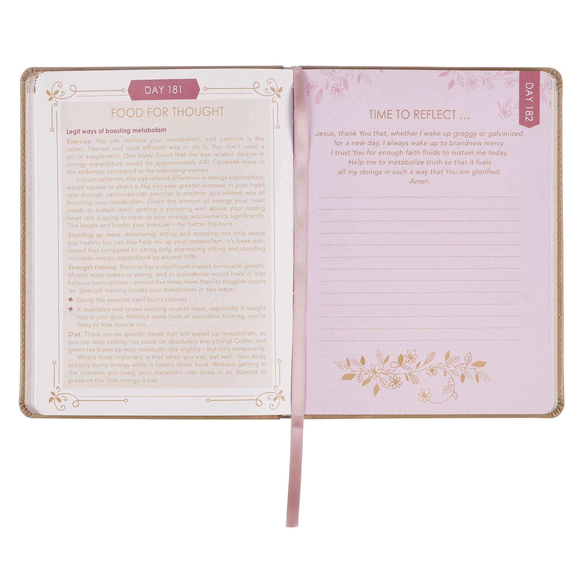 Apples of Gold 366 Daily Devotions for Women to Refresh Your Spirit, Taupe Faux Leather Apples of Gold 366 Daily Devotions for Women to Refresh Your Spirit, Taupe Faux Leather Imitation Leather