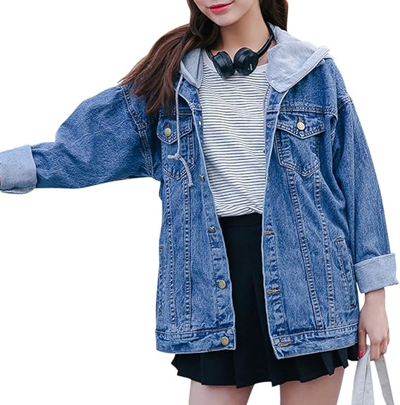 amazon oversized denim jacket