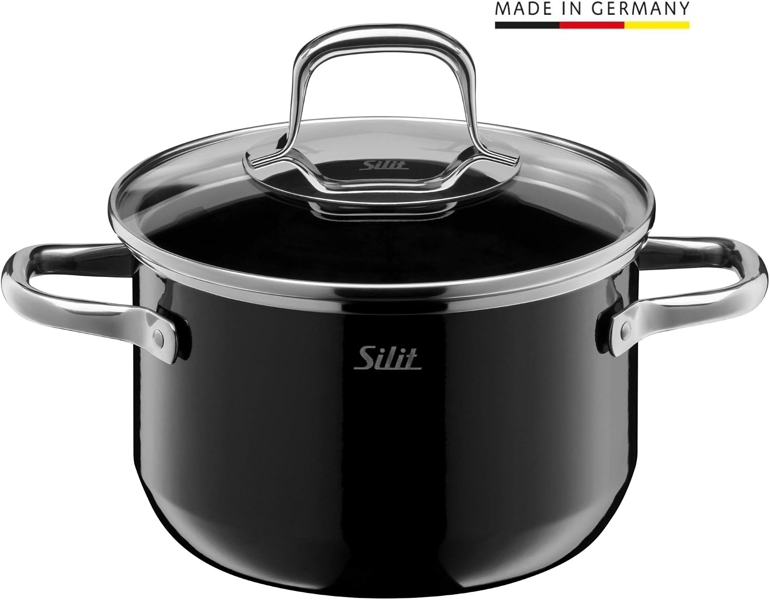 Silit Passion Red Kochtopf 24 Cm, 6,4 L – Made In Germany, Silargan Funktionskeramik, Für Alle Herde Inkl. Induktion