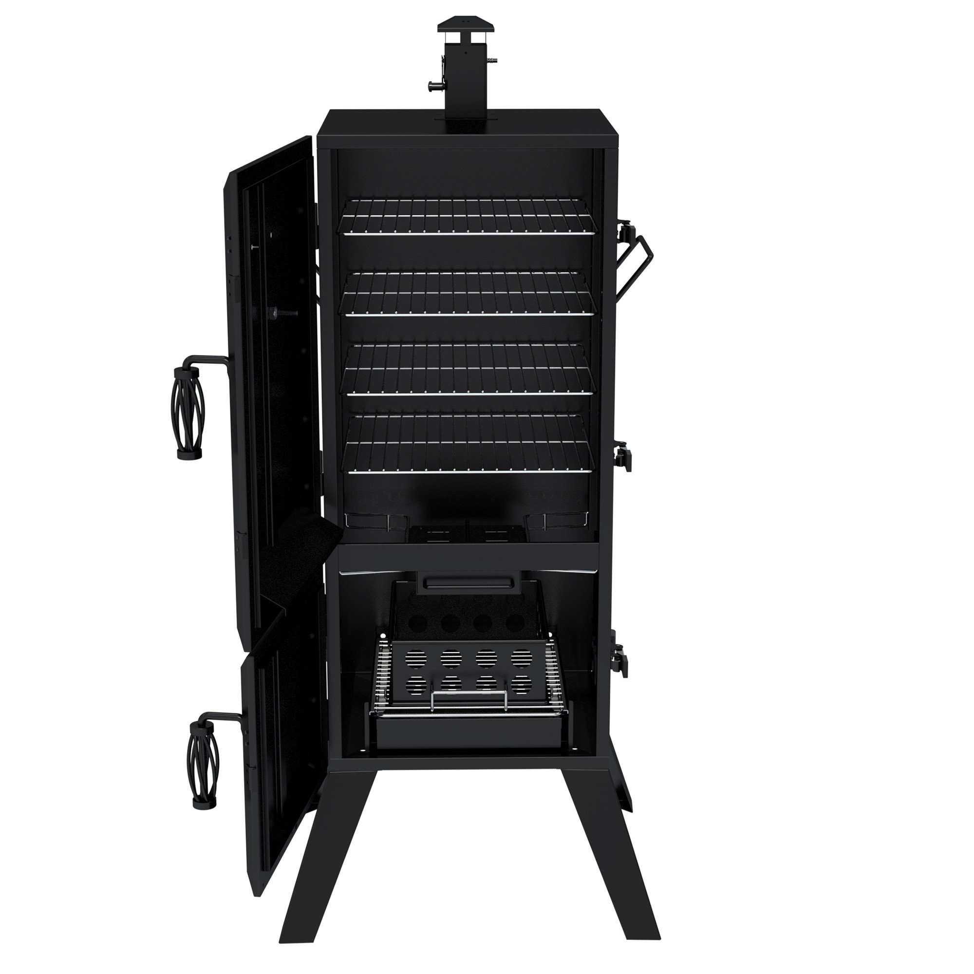DynaGlo DGX780BDCD 36" Vertical Charcoal Smoker Buy Online in UAE