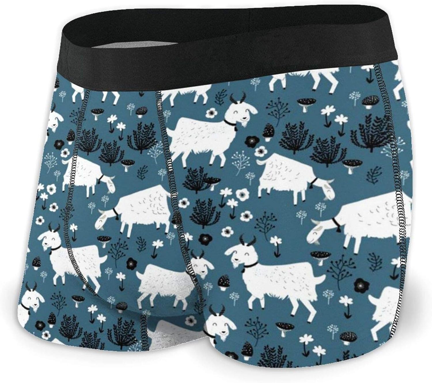 Goat Cotton Fabric Men'S Cool Boxer Briefs Underwear Clothing