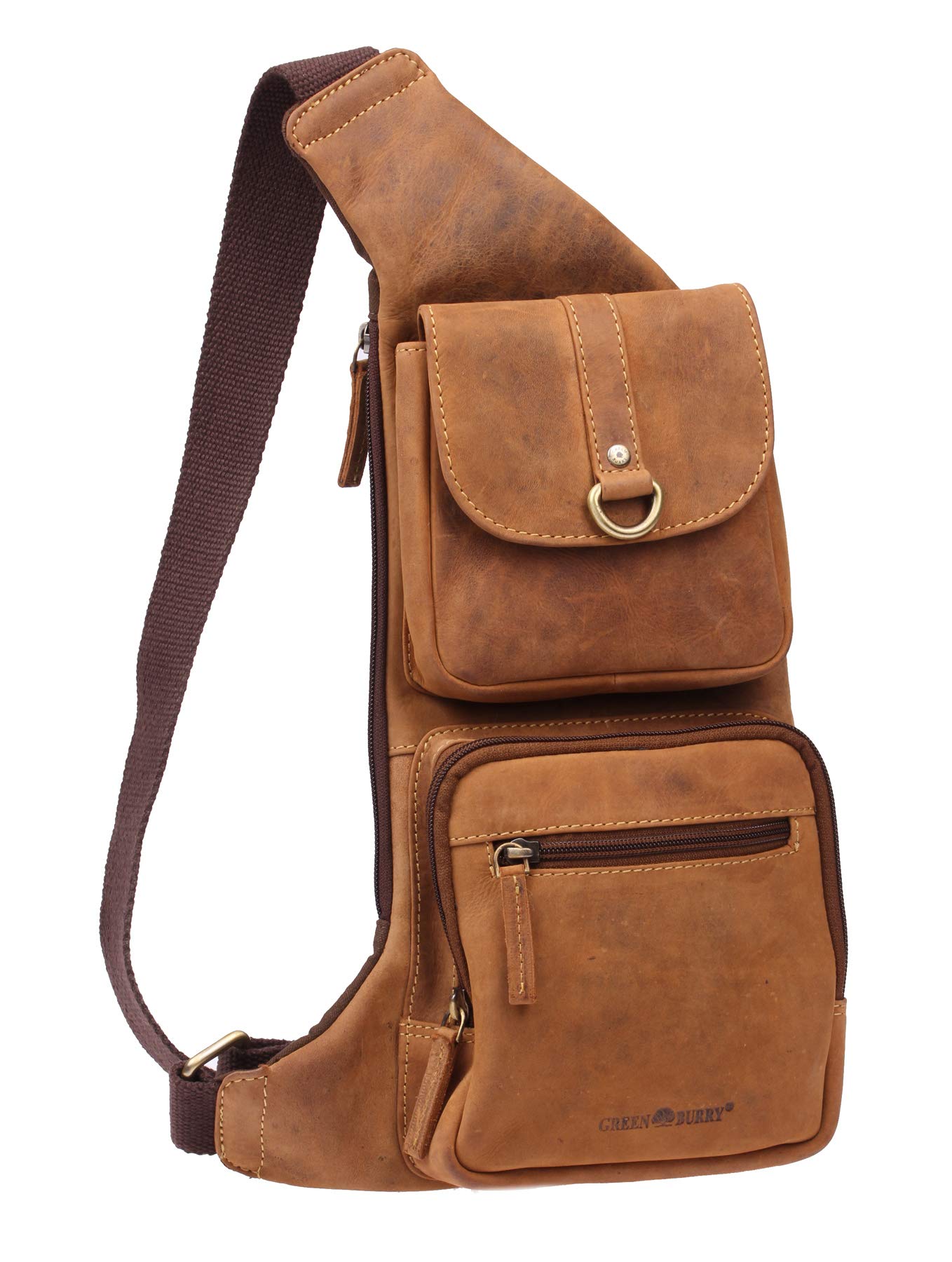 Greenburry Vintage shoulder bag leather 26 cm