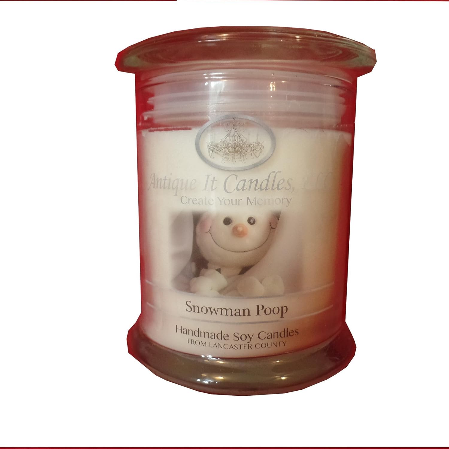 Antique It Candles Soy Candle, Snowman Poop, 12 Ounce Jar