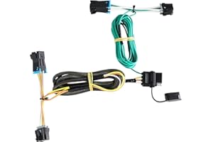 Oyviny Custom 4 Way Trailer Wiring Harness 55540 for 2003-2023 Chevy Express/GMC Savana 1500, 2500, 3500, 4 Way Trailer Light Wiring Kit Express Trailer Harness