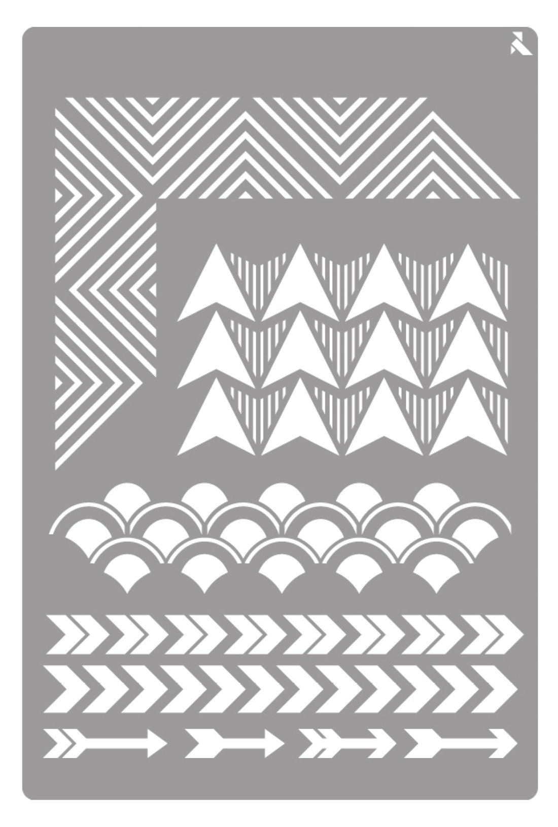 The Bow Tie 090021 °C Stencil ST-21 Geometric