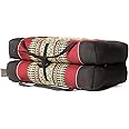 Zafuko Foldable Cushion - Organic Kapok Filling, use Folded and Unfolded for Meditation, Soft Yoga Prop, Portable Cushion
