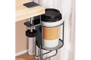 Desktop cup holder, 360° rotating spill-proof cup holder, suitable for home, office, and school use.