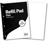 SUMMIT A4 Refill Pad Plain 70 gsm 160 Pages Pack of 5 view 3